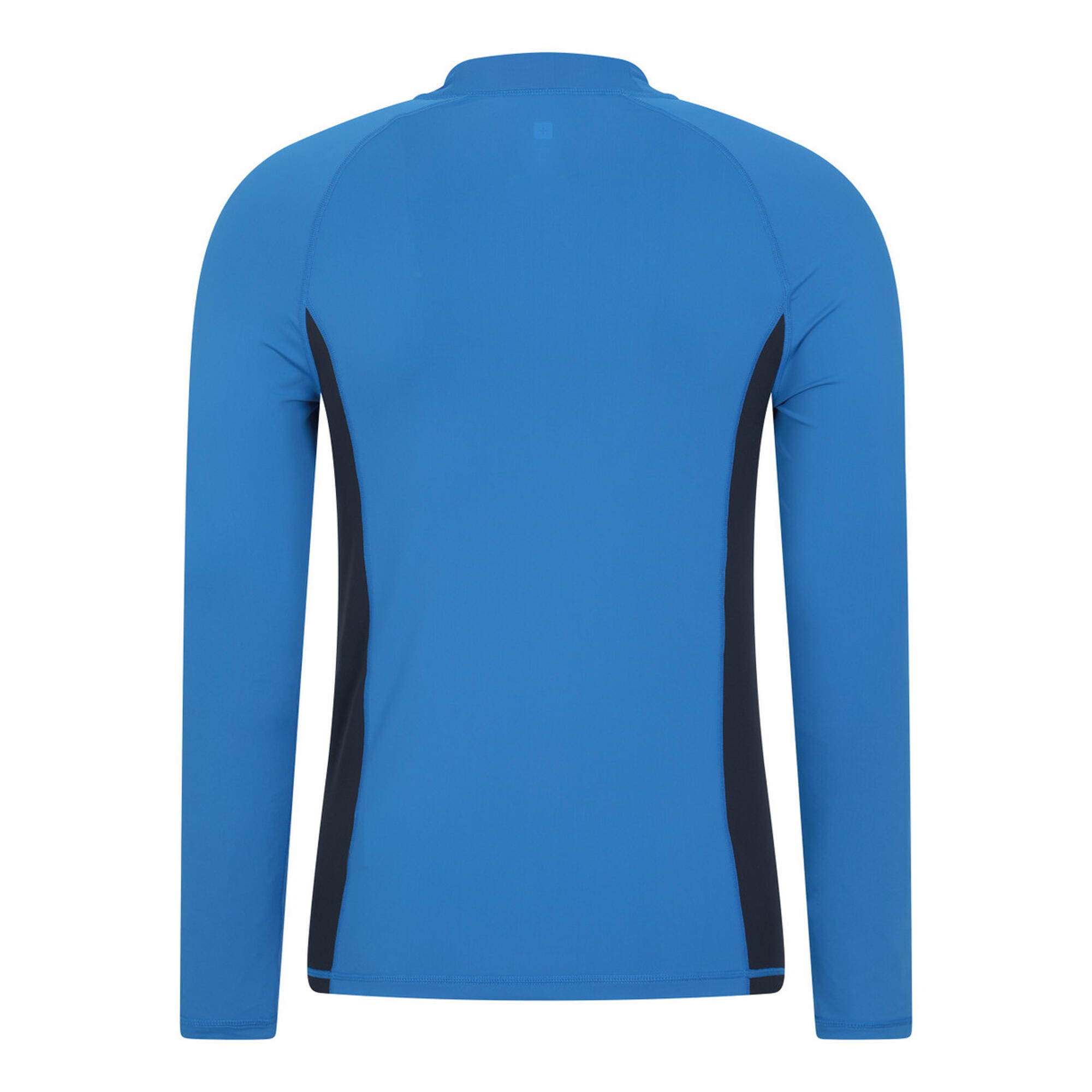 Guardia Raspa Manica Lunga Uomo Mountain Warehouse Blu Acceso 2/3