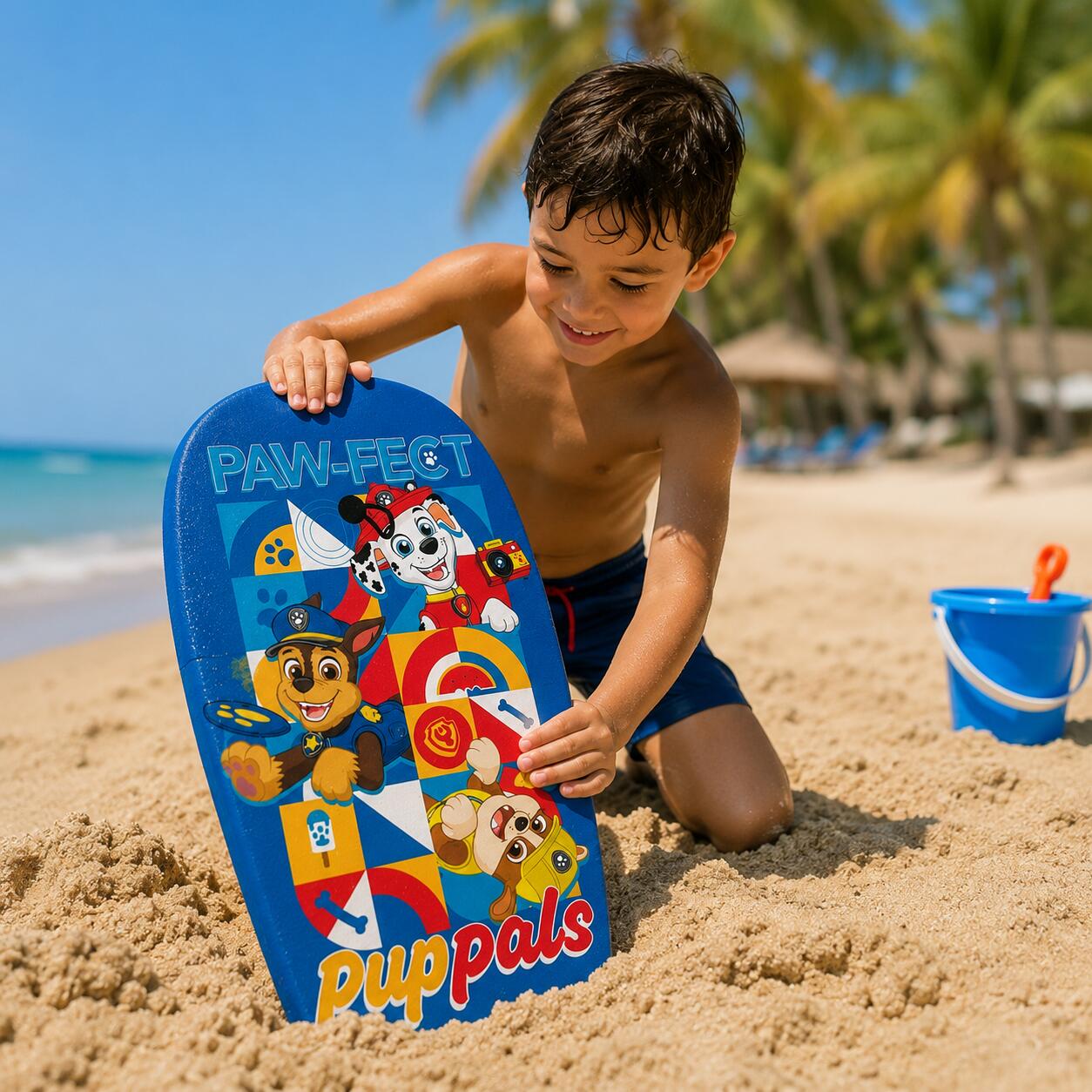Tabla bodyboard infantil Patrulla Canina 84 cm EPS surf playa +5 años 4/4