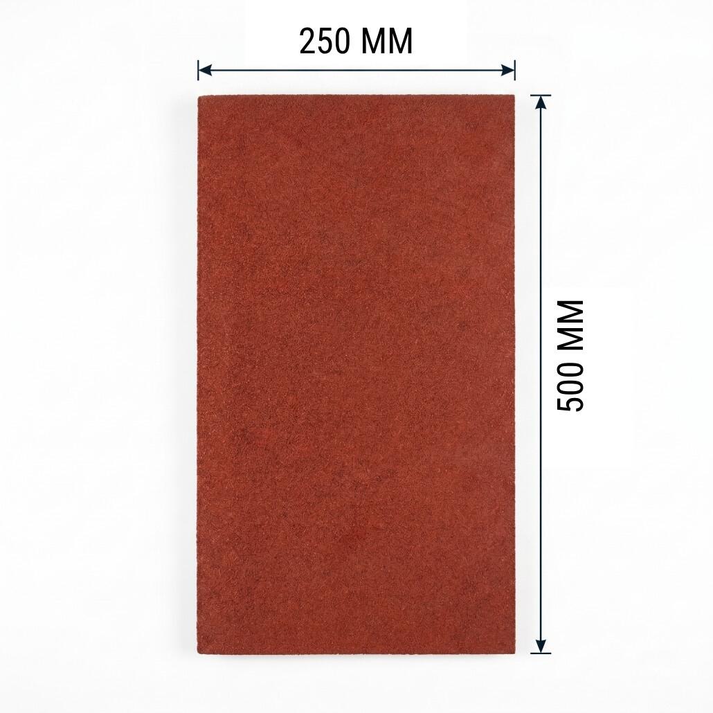 Loseta de caucho con rampa Lestare 500x250x40 mm roja 3/7
