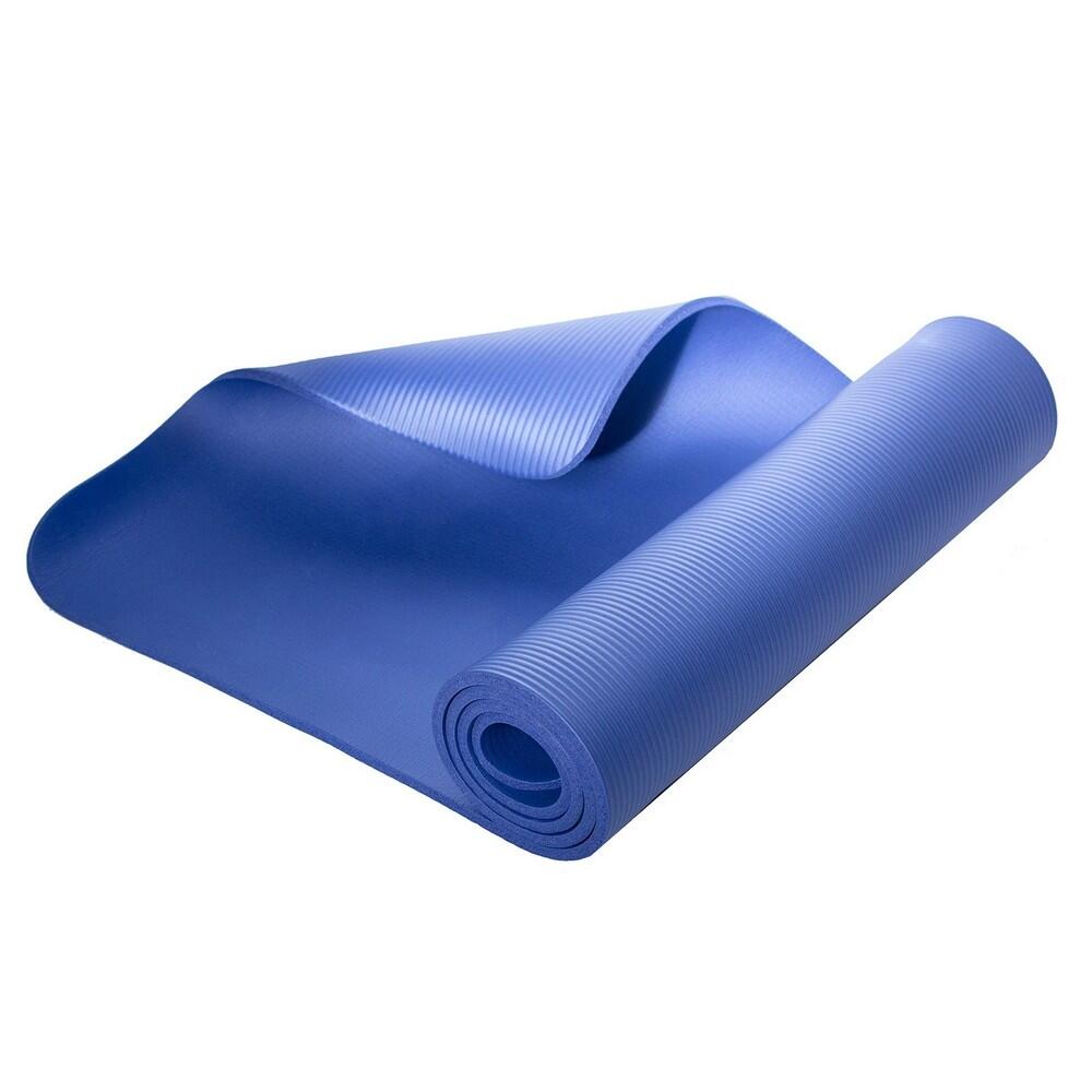 Tapis De Yoga Motif/style Logo (Bleu) Taille unique 3/7