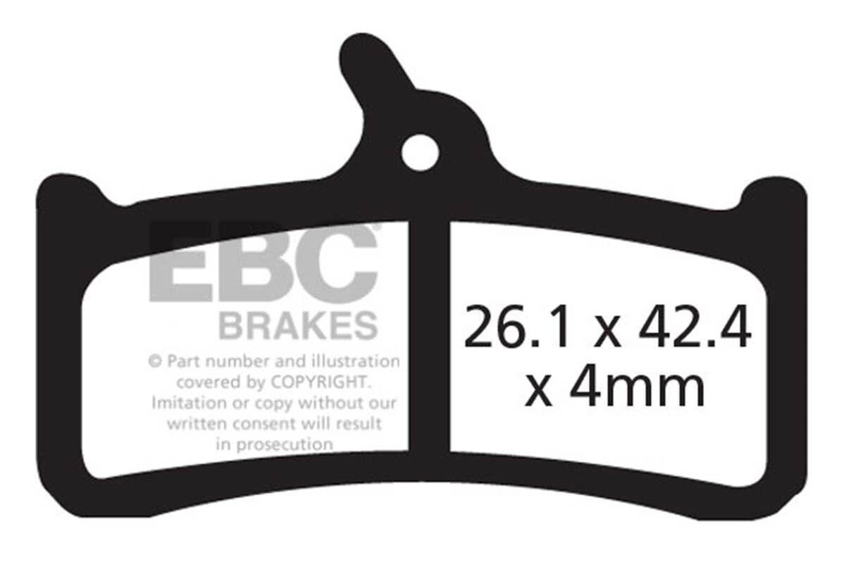 CFA359 - Klocki hamulcowe rowerowe (organiczne) EBC Brakes 2/2
