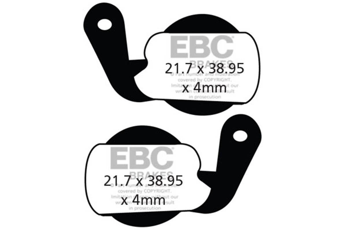 CFA451HH - Klocki hamulcowe rowerowe (spiekane) EBC Brakes 2/2