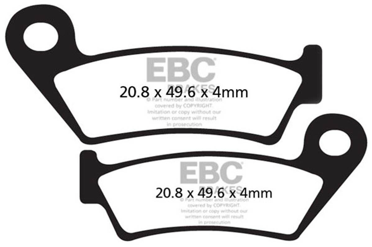 CFA242HH - Klocki hamulcowe rowerowe (spiekane) EBC Brakes 2/2