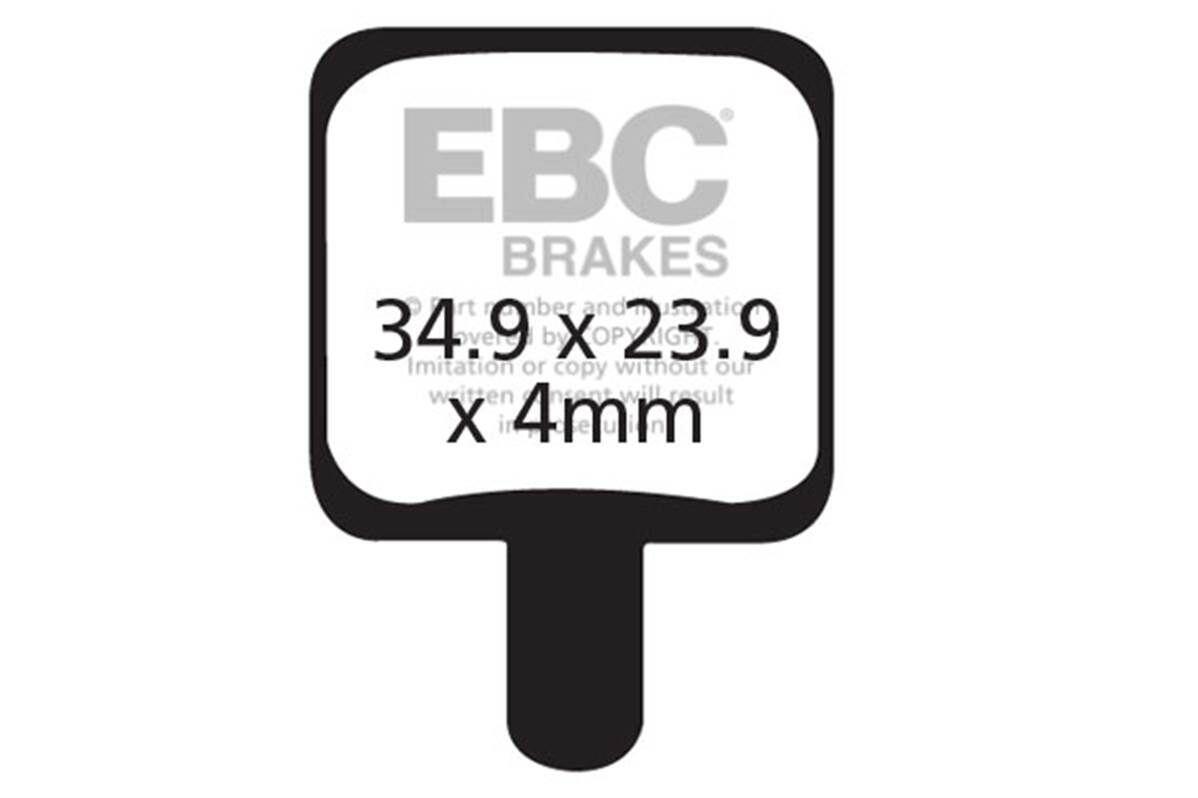 CFA340HH - Klocki hamulcowe rowerowe (spiekane) EBC Brakes 2/2