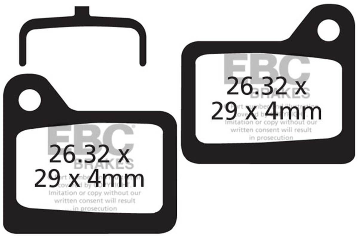 CFA329HH - Klocki hamulcowe rowerowe (spiekane) EBC Brakes 2/2