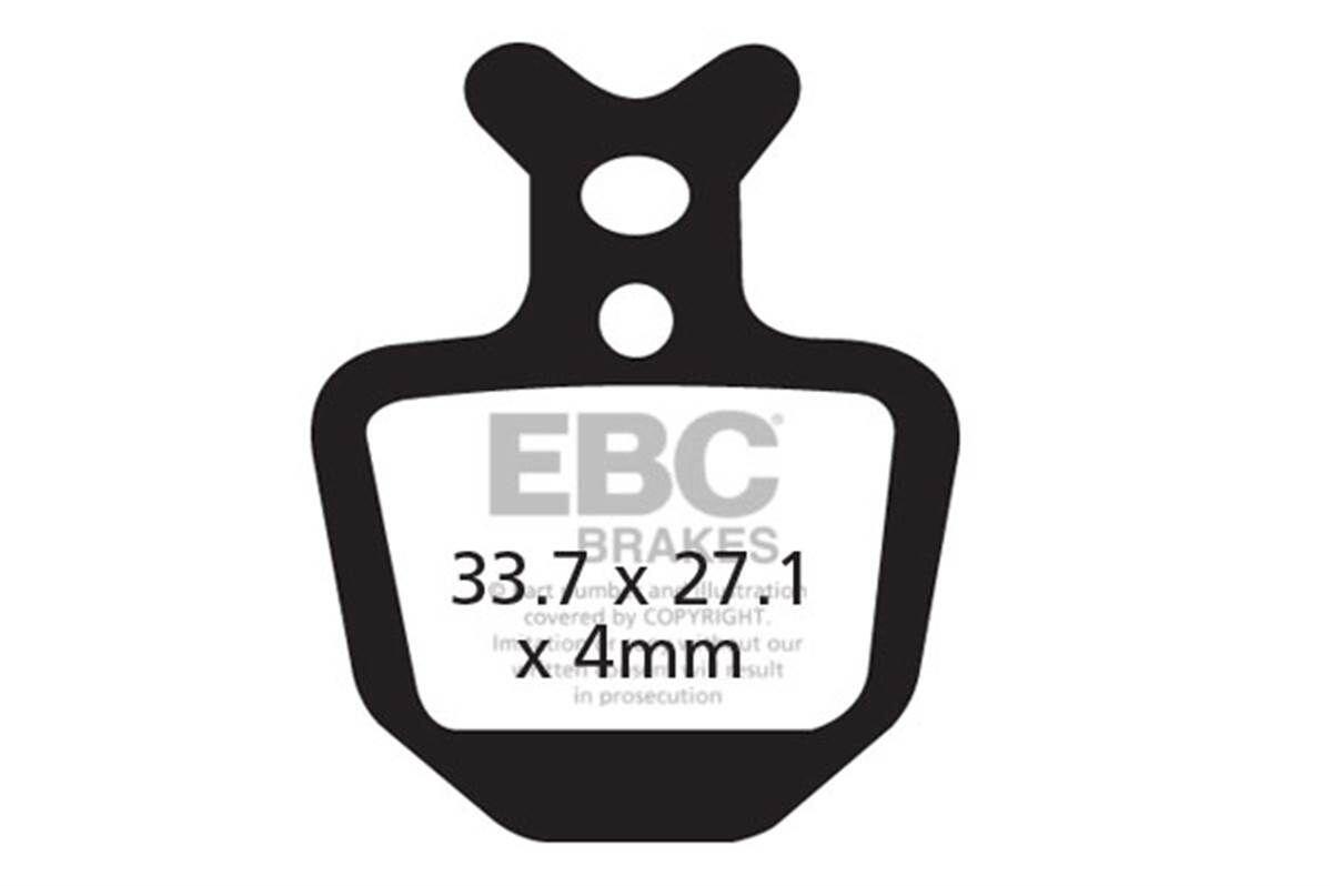 CFA402HH - Klocki hamulcowe rowerowe (spiekane) EBC Brakes 2/2