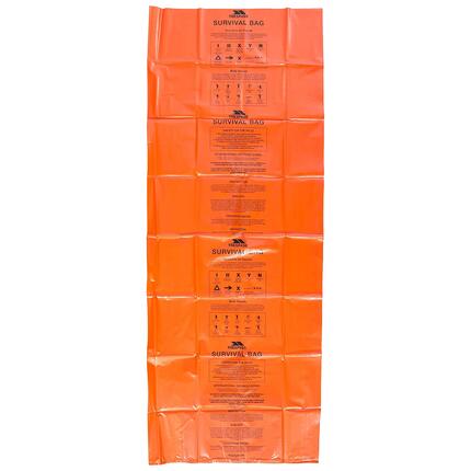 Radiator Bivi Survival Bag Überlebenstasche, neonfarben Damen und Herren Orange