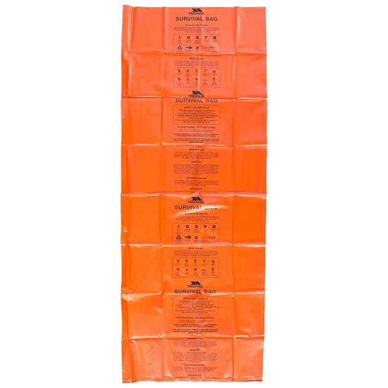 Radiator Bivi Survival Bag Überlebenstasche, neonfarben Damen und Herren Orange