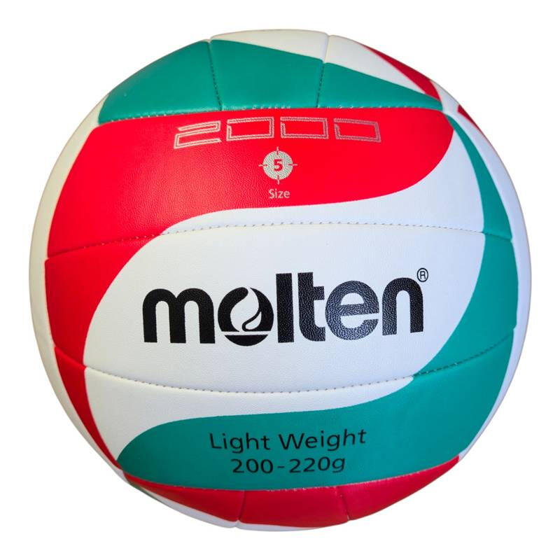 Logótipo do voleibol (Branco/Vermelho/Verde) 9/10