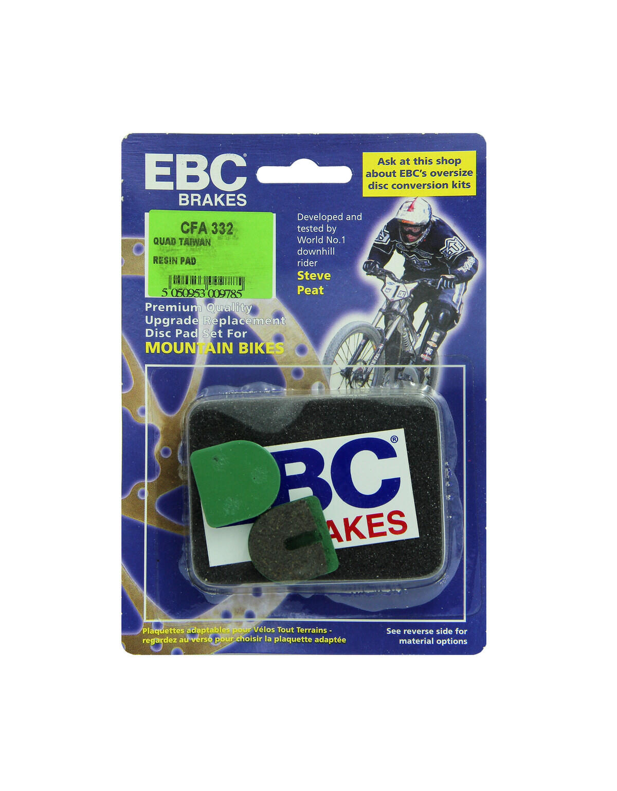 CFA332 - Klocki hamulcowe rowerowe (organiczne) EBC Brakes 2/2
