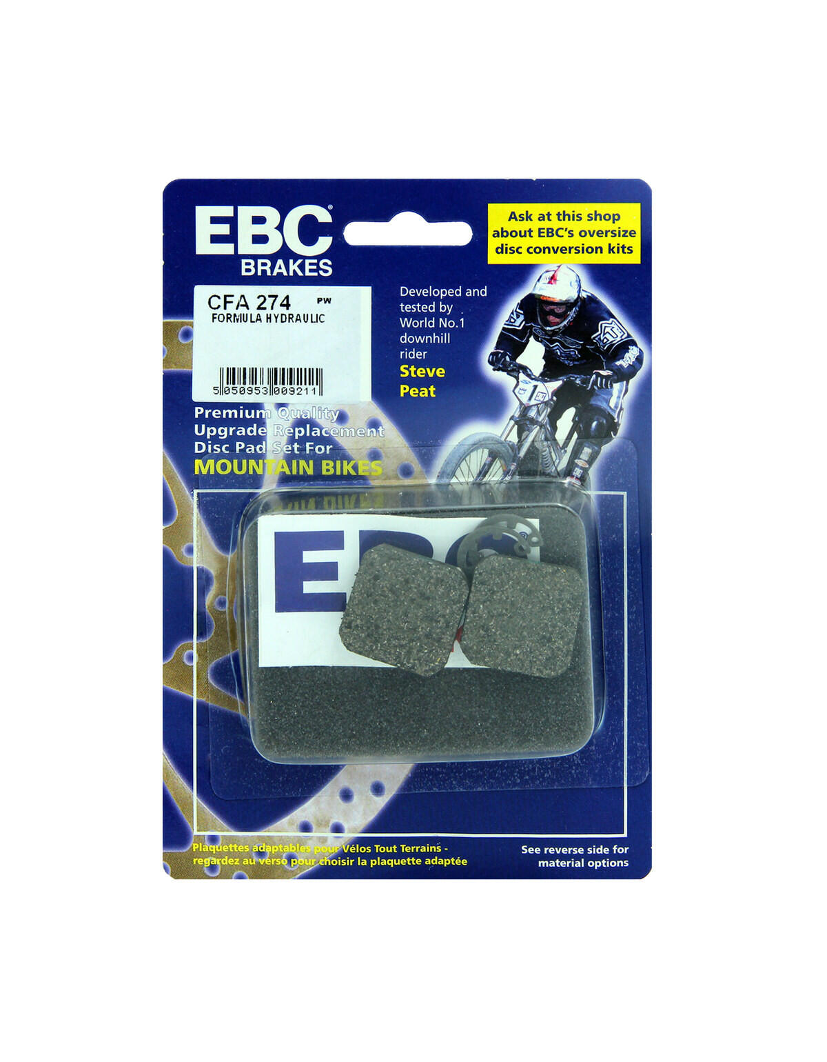 CFA274 - Klocki hamulcowe rowerowe (organiczne) EBC Brakes 2/2