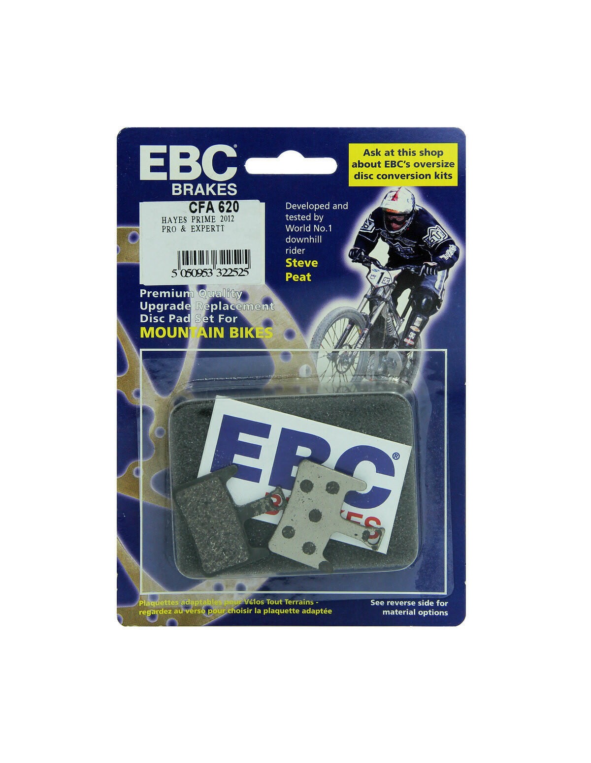 CFA620 - Klocki hamulcowe rowerowe (organiczne) EBC Brakes 4/4