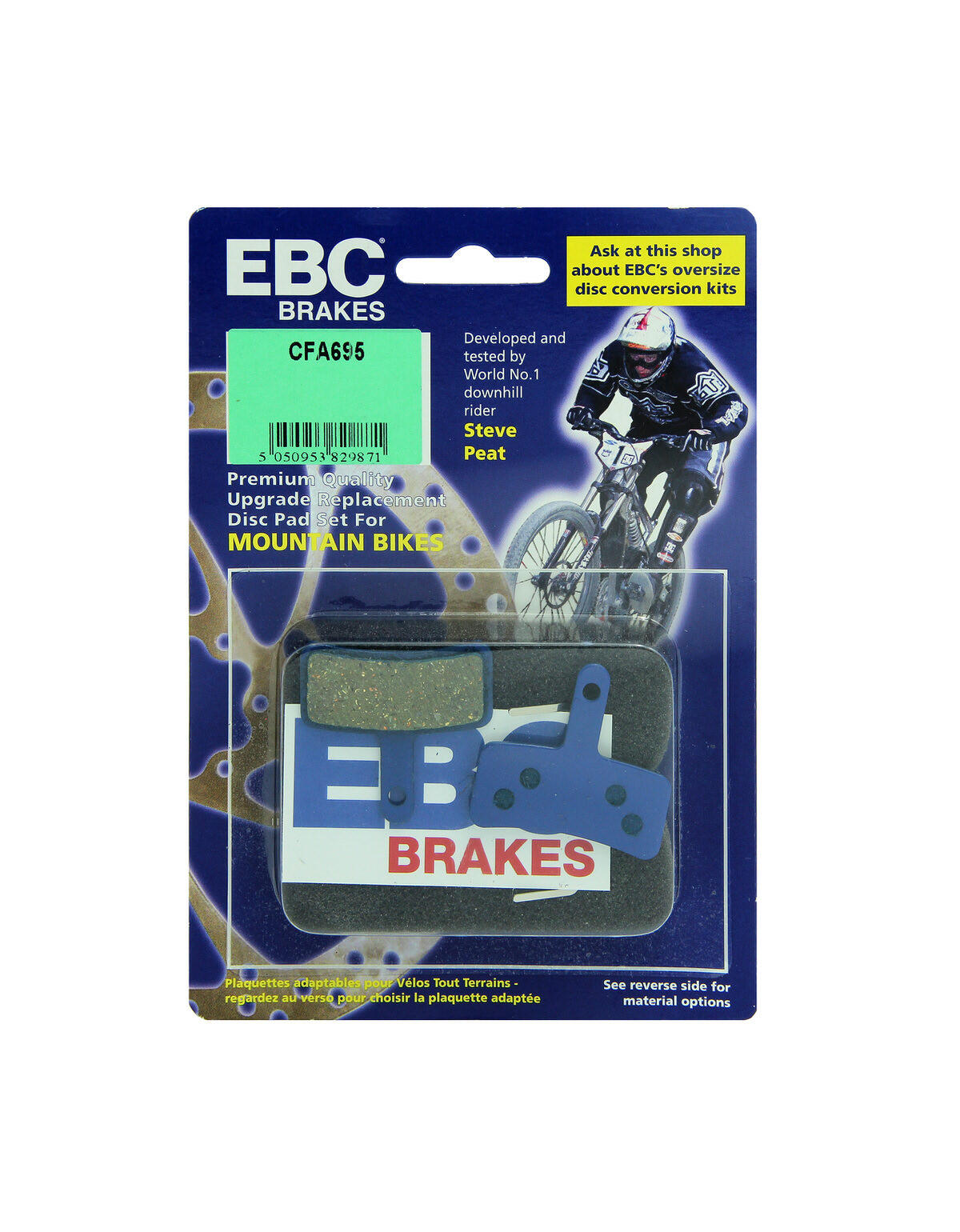 CFA695 - Klocki hamulcowe rowerowe (organiczne) EBC Brakes 2/2