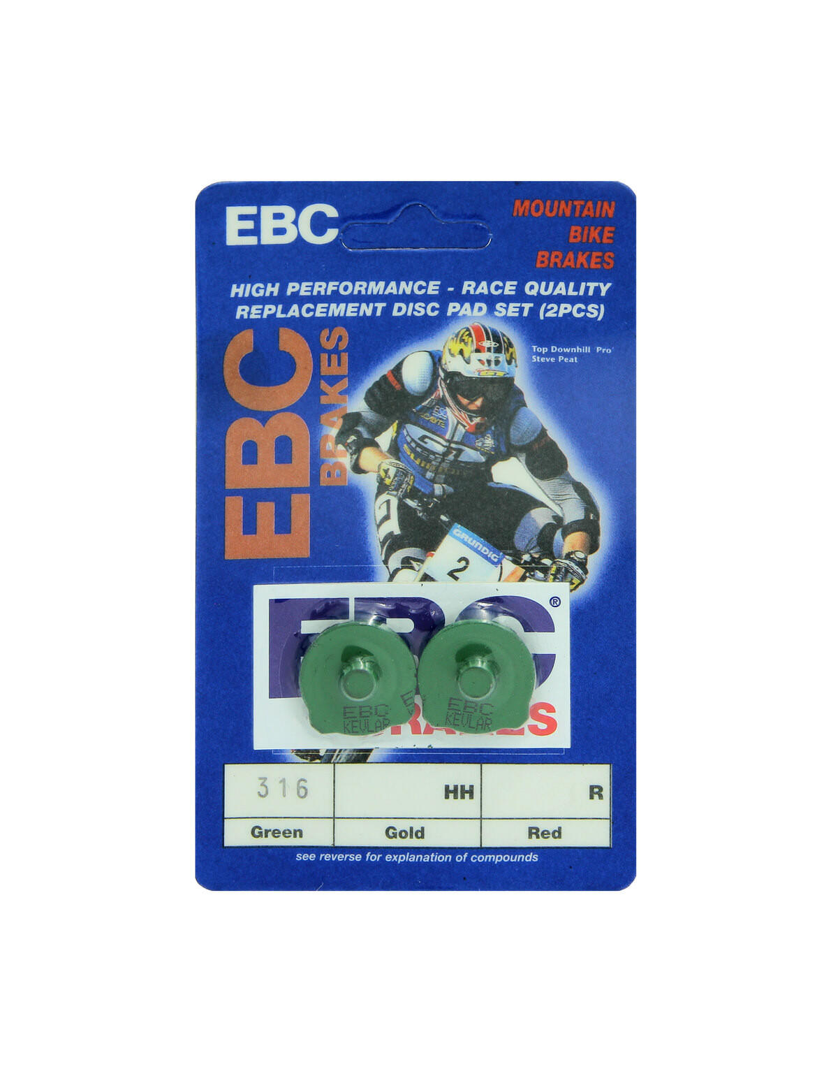 CFA316 - Klocki hamulcowe rowerowe (organiczne) EBC Brakes 2/2