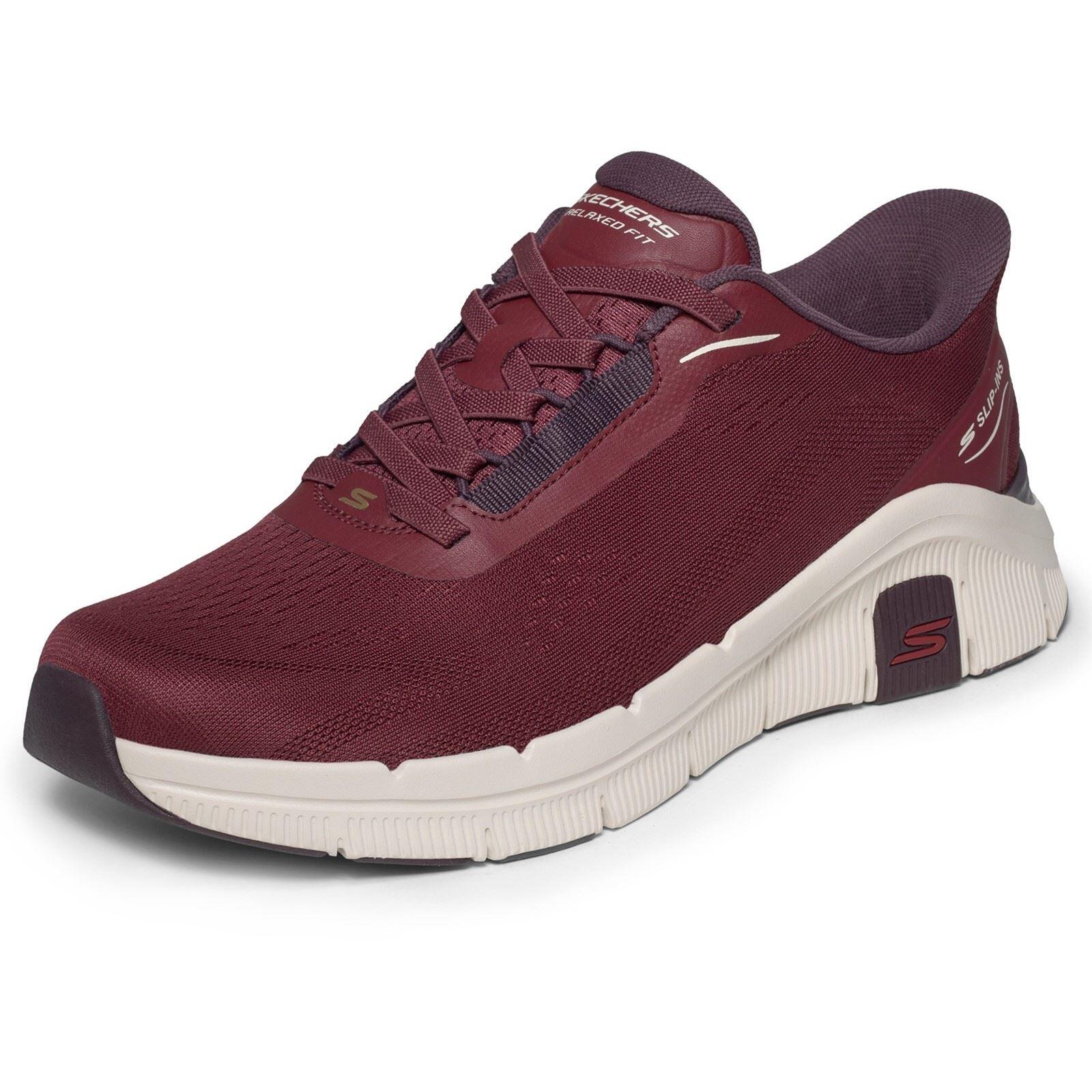 Zapatillas Skechers Hombre Relaxed Fit Flex Burdeos 5/5