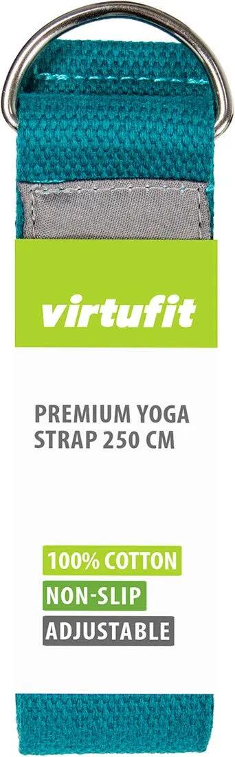 Centura Yoga VirtuFit Premium Yoga Belt - 250 cm - Gri 8/15