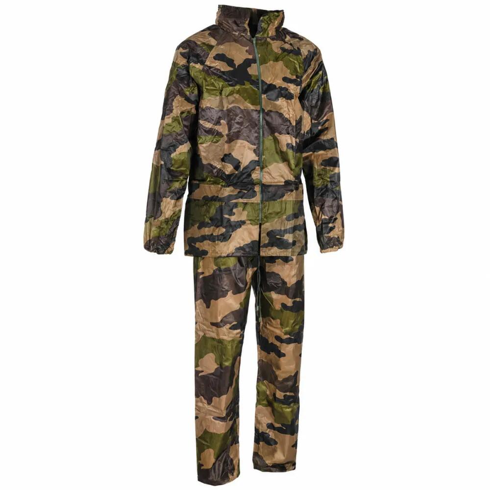 Ensemble de pluie imperméable polyester camo CE M à 3XL 2/5