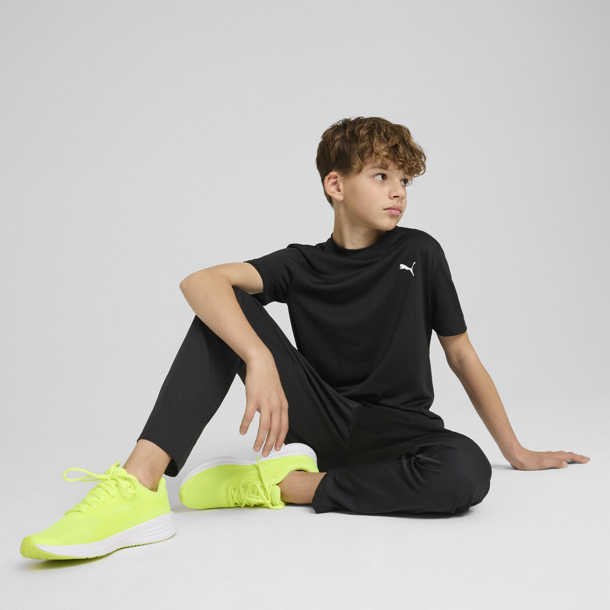 Pantaloni affusolati in tessuto Train All Day per ragazzi PUMA 4/5