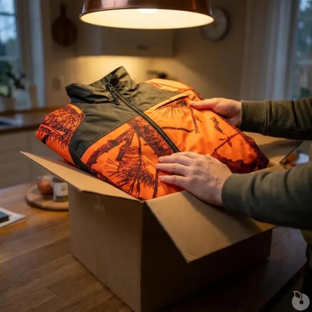 Veste Treeland Maquisard orange camo forest M à 3XL 5/5