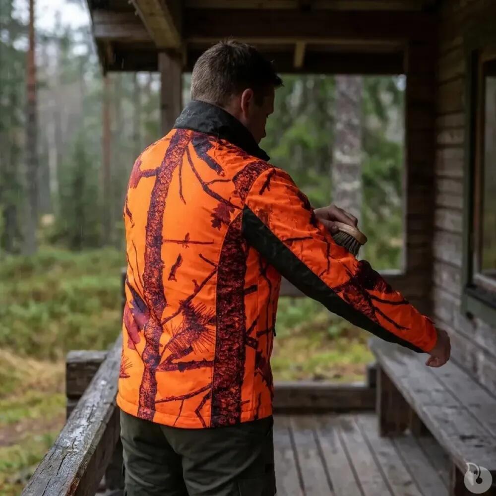 Veste Treeland Maquisard orange camo forest M à 3XL 4/5