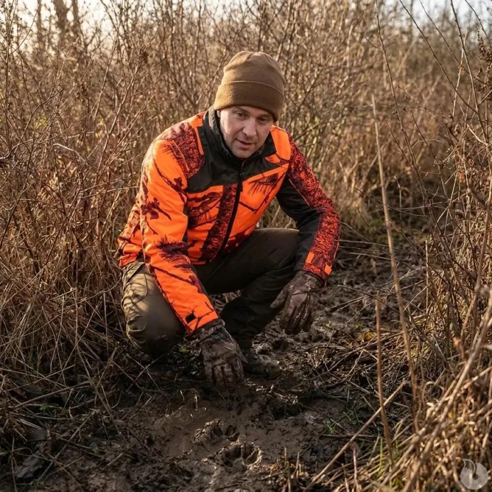 Veste Treeland Maquisard orange camo forest M à 3XL 3/5