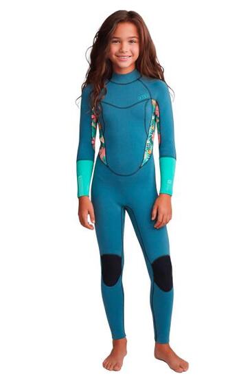 5/4/3 Pioneer - Zip Dos L/S Combinaison Surf Fille