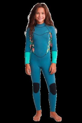 5/4/3 Pioneer - Zip Dos L/S Combinaison Surf Fille