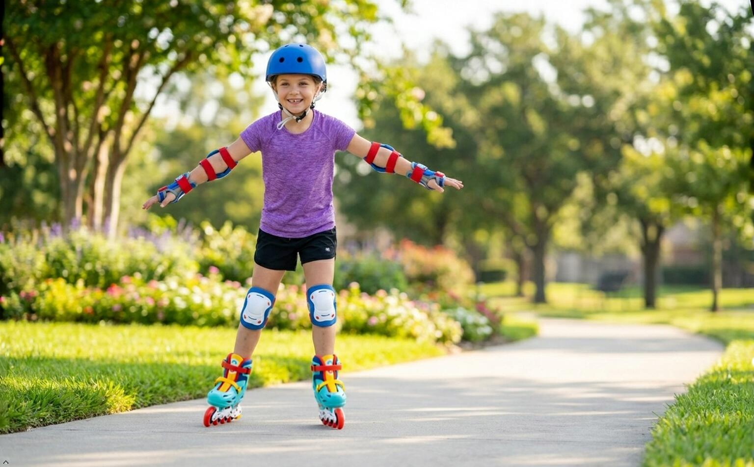 Patines línea OLSSON KIT completo MAX S: Patines Casco HERO y Protecciones 3/7