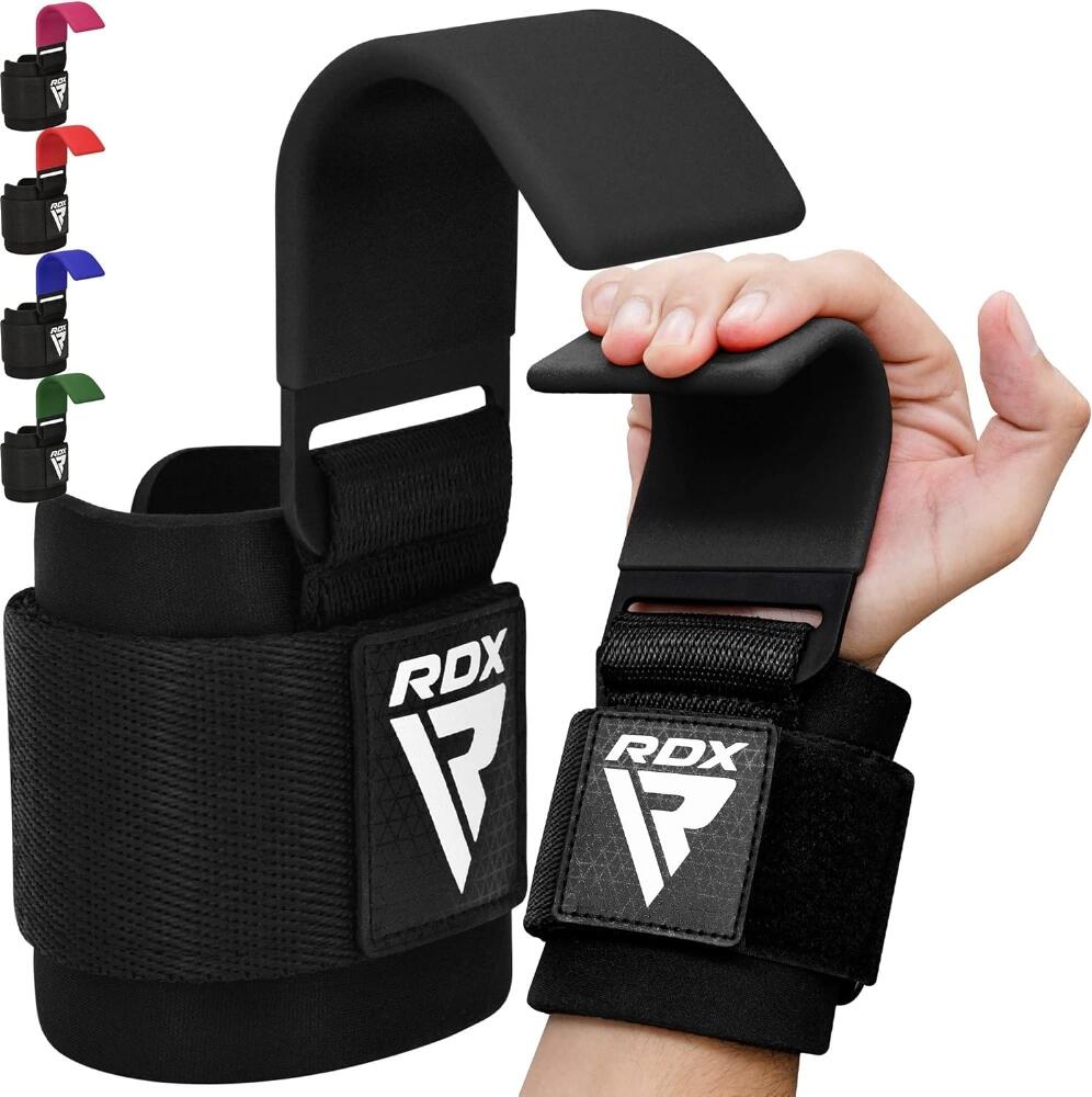 Handgelenk Haken Krafttraining RDX – Schwarz 10/10