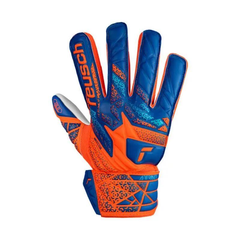 Gants De Gardien De But ATTRAKT STARTER SOLID Enfant (Bleu / Orange) 3/7