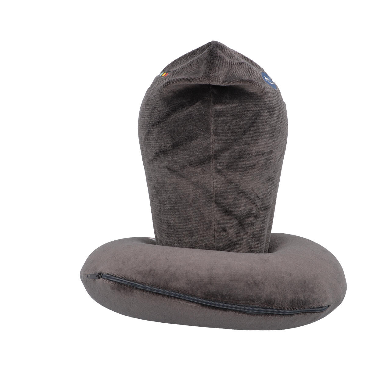 cartrend KIDS Nackenkissen mit Kapuze grau 7/7