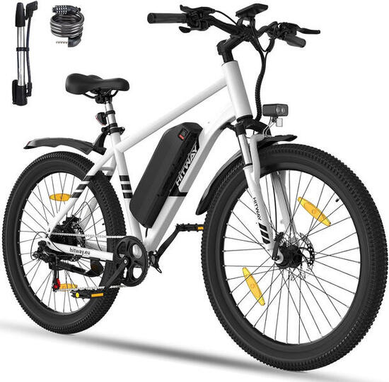 Homme VTT électrique 27,5" batterie 13Ah amovible 7 vitesses
