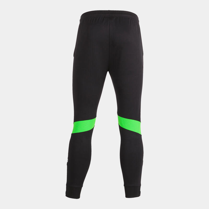 Pantalón largo Hombre Joma Championship vi negro verde flúor