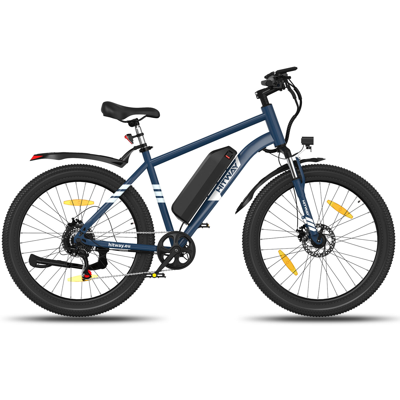 Bici elettrica mountain bike 27,5" batteria removibile 7 vel. 2/7