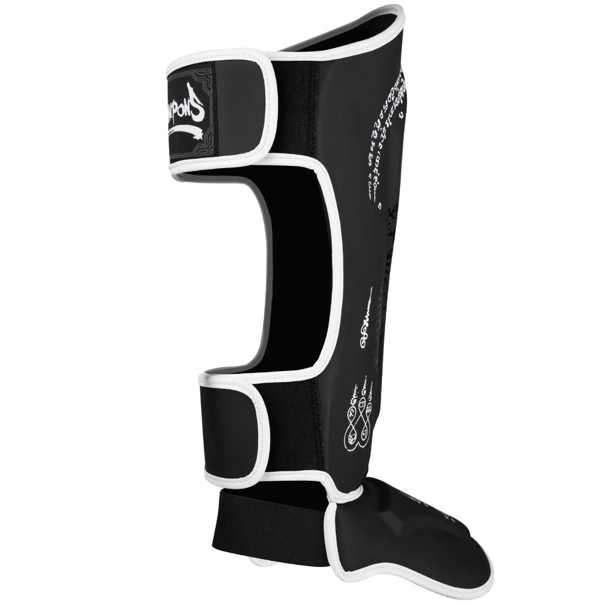 8 WEAPONS Shin Guards - Sak Yant Big Tiger black L 9/15