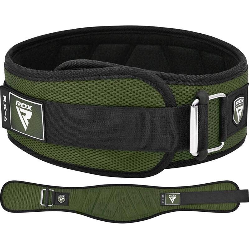 Centură haltere RDX RX5, Verde militar, M