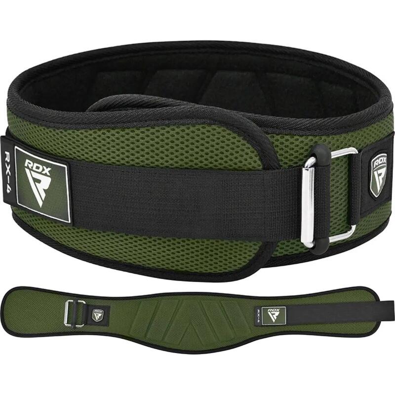 Centură haltere RDX RX5, Verde militar, L