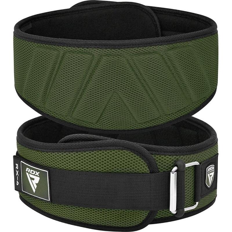Centură haltere RDX RX5, Verde militar, M