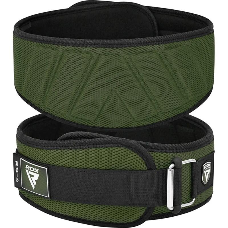 Centură haltere RDX RX5, Verde militar, L