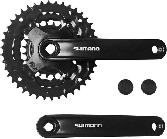 Shimano Tourney FC-TY501 Kurbelgarnitur 42-34-24 175 mm schwarz