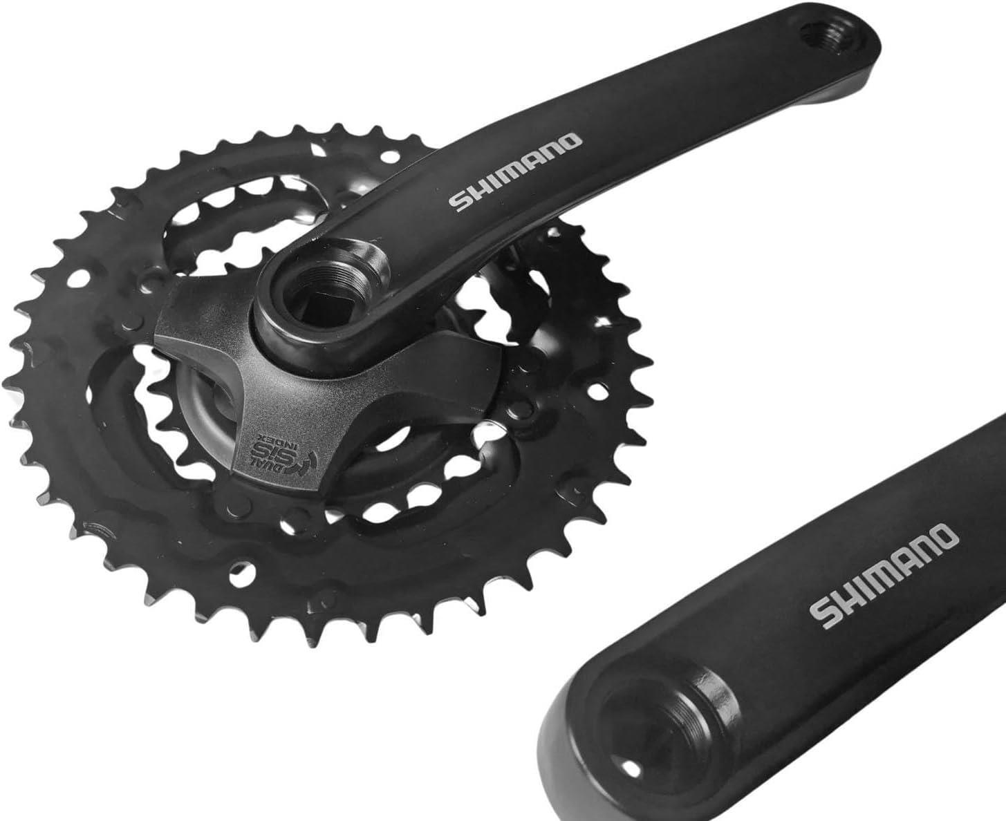 Shimano Tourney Guarnitura FC-TY501 42-34-24 175 mm nera. 2/4