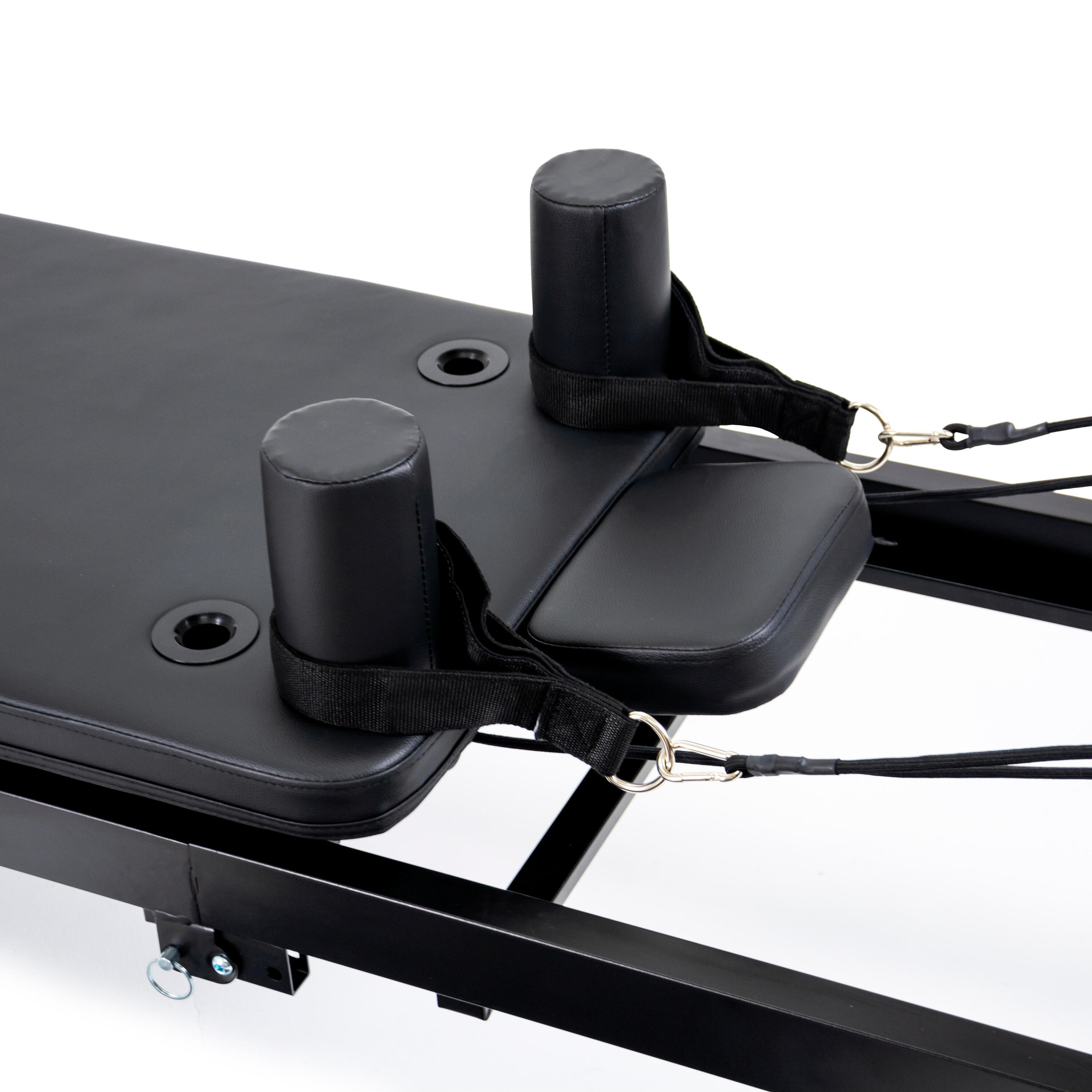 Pilates Reformer klappbar mit Metallfedern für Ganzkörpertraining 7/9