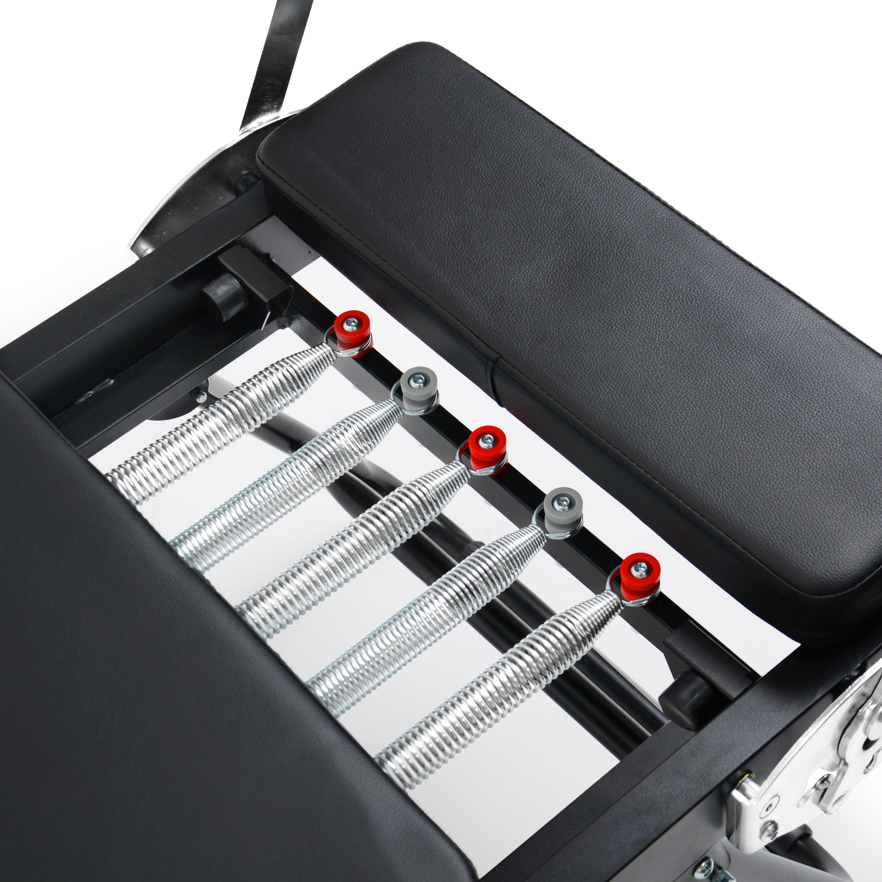 Pilates Reformer klappbar mit Metallfedern für Ganzkörpertraining 6/9