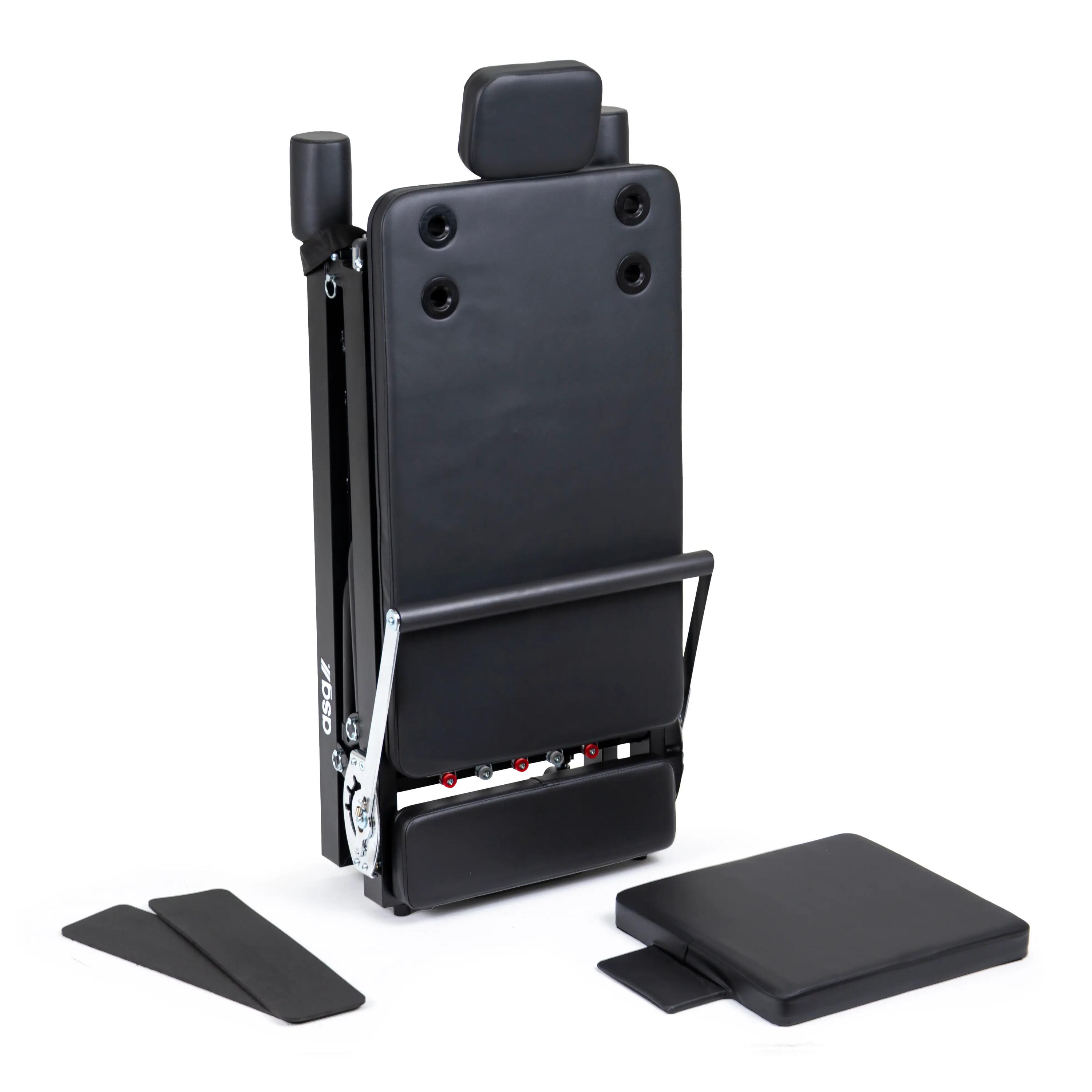 Pilates Reformer opvouwbar met metalen veren voor full-body training 5/9