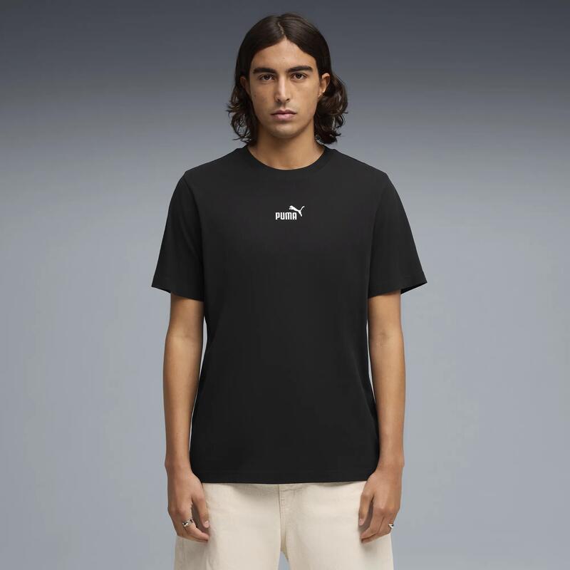 Tricou alergare bărbați logo mic Essentials Small No. 1 Logo, verde mentă PUMA