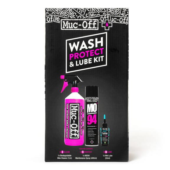 Pacchetto di pulizia Muc-Off clean protect Lube kit wet