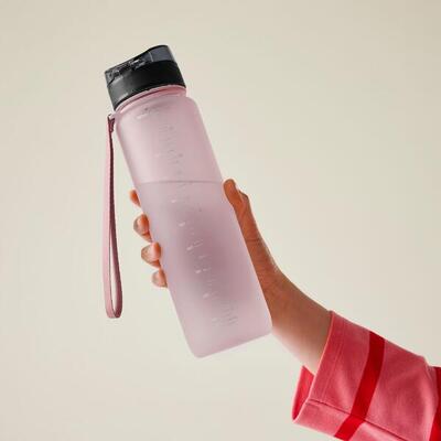 Tritan fles 1 l met klapdeksel