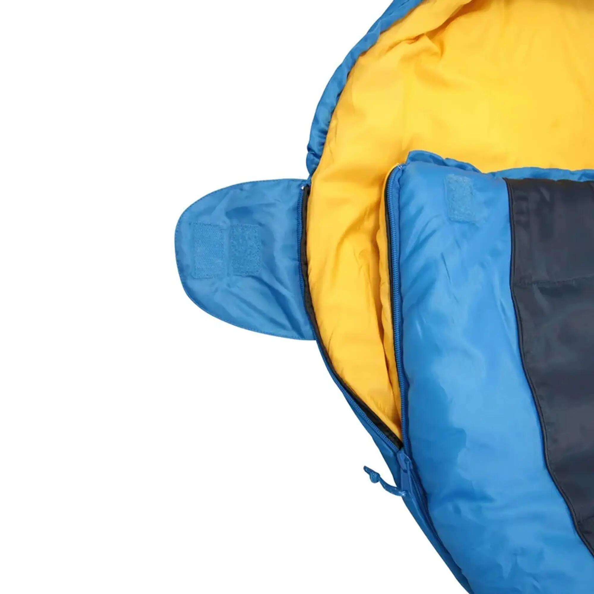 Unisex Adult Left Zip Winter Mummy Sleeping Bag (Navy) 3/4