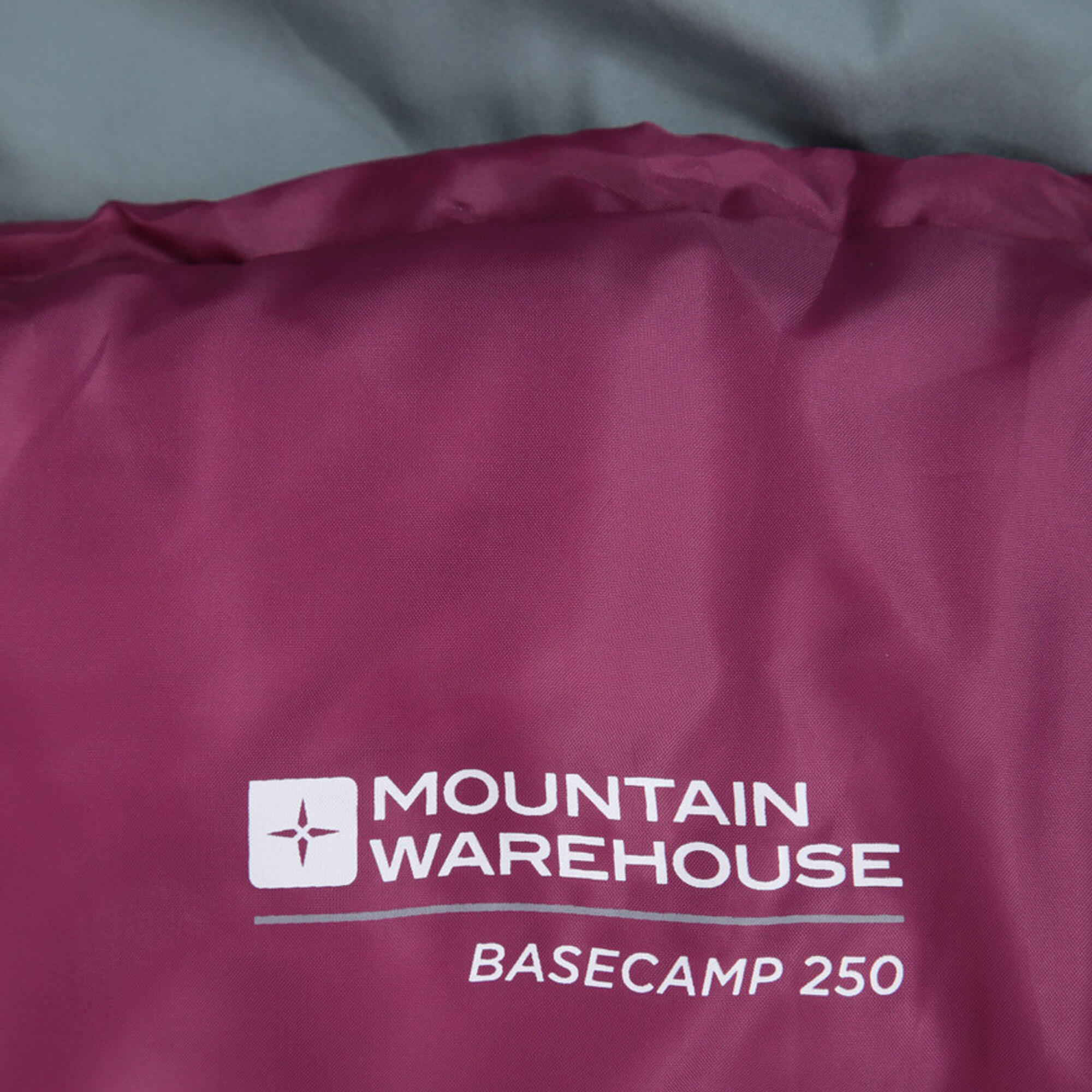 HerrenDamen Unisex Mumienschlafsack "Basecamp 250", Sommer Damen und Herren 3/4