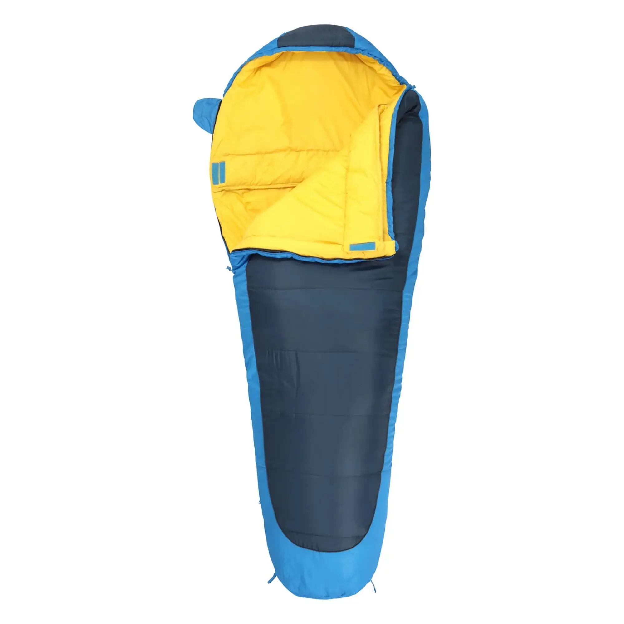 Unisex Adult Left Zip Winter Mummy Sleeping Bag (Navy) 2/4